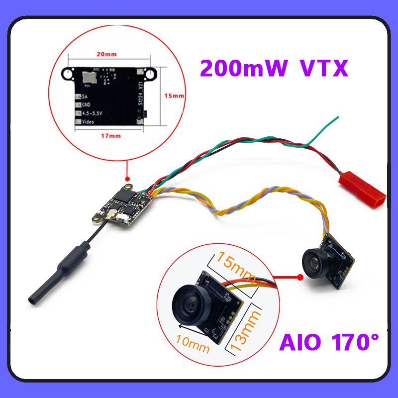 كاميرا SLONWAKE 5.8G 1200TVL F - مراجعة Fpv Drone Vtx وسعره